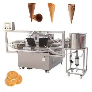 Wholesale Industrial Electric Semi Automatic Egg Roll Making Machine Suger Cone Ice Cream Cone Making Machine