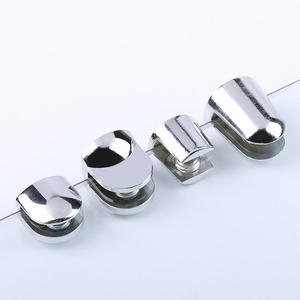 Plastic Iron Semi <b>Circular</b> Snap In <b>Shelf</b> Support Bracket Furniture Layer Board Fixed Partition Connector - Product Image 4