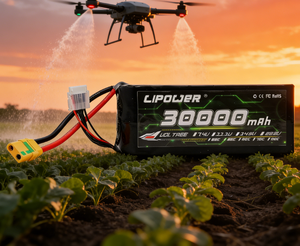 Batería para Dron LIPOWER 6S/12S/18S 40000mAh de Alta Capacidad, Carga Rápida, Larga Duración, Ligera y Recargable - Product Image 5