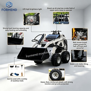 Minicargadora Popular en América del Norte, Minicargadora con Ruedas, Certificada por la EPA, Suministro Directo <span class=keywords><strong>de</strong></span> Fábrica - Product Image 2