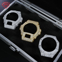 Boîtier de montre Moissanite DW6900 GA2100, Lunette et Cadran VVS Iced Out, Bijoux Hip Hop, Accessoires de montre Moissanite