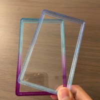 Protector de Acrílico Transparente PSA Slab Guard, Protector de Parachoques de TPU con Degradado para Ventana de Exhibición de Tarjetas