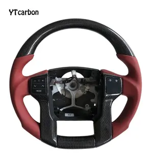 YTcarbon Custom Vehicle Parts Carbon Fiber Steering Wheel For 4Runner Prado FJ150 Tundra Car Accessories