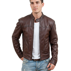 Nouvelle veste en cuir d'hiver pour hommes - Doublure épaisse - Prête pour le froid - Streetwear moderne - Vestes en cuir pour hommes - Product Image 3