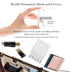 Suero <span class=keywords><strong>facial</strong></span> exfoliante de ácido glicólico 10% con ácido láctico hidratante y ácido salicílico corona limpiadora de poros etiqueta privada personalizada - Product Image 5