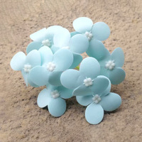 Aida 9 Tangkai Bunga Hydrangea Buatan Modern Kecil Realistis, Buket Kepala Bunga Sabun Buatan Tangan Simulasi Tinggi, Modis untuk Pernikahan