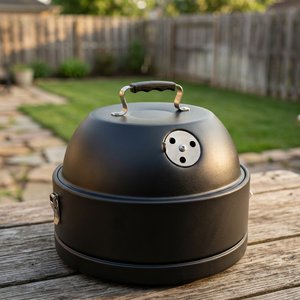 2026 Charcoal BBQ Grill, Portable <b>Small</b> Camping Grill, Tabletop Korean <b>Barbecue</b> Grill for Home Party and Outdoor Cooking - Product Image 3
