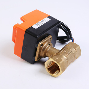 Válvula de Bola Eléctrica Dn20 3/4 Pulgadas Roscada de Bronce para Control de Agua con Interruptor Manual - Product Image 2