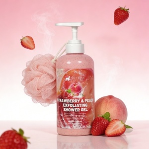 Bagnodoccia Esfoliante Idratante con Etichetta Personalizzata (Pesca Fragola/Mango Banana/Caffè Cocco) + Pallina Schiumogena Omaggio Basso MOQ - Product Image 5