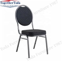 Pas cher prix aluminium empilable métal or mariage restaurant banquet hôtel hall chaise mobilier commercial