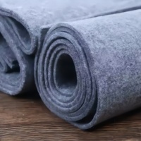Tissu en feutre polyester non tissé aiguilleté Qianxi 100m - Tissu brossé suédé, résistant à l'huile, indéchirable, résistant à l'abrasion, doux