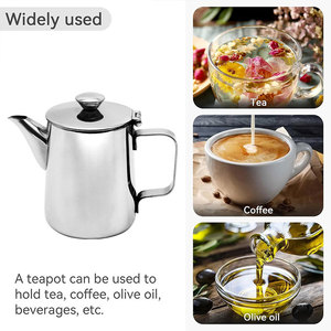 Water Kettle <b>Teapot</b> <b>Set</b> 350ml/600ml/900ml High Quality Stainless Steel <b>Tea</b> Maker Coffee Drip Pot - Product Image 3