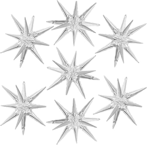 Ballons étoiles dorés géants 4D de 22 pouces, ballons en aluminium pour décorations de fête, toile de fond, ornement de Noël - Product Image 1