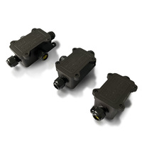 Boîtier de jonction étanche IP68 modèle M16, revêtement en poudre, extérieur, ignifuge, ABS, éclairage public, boîtier d'instruments électroniques