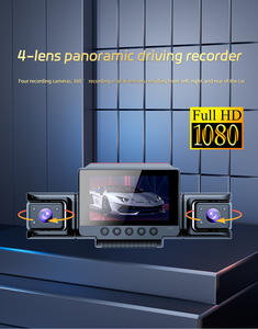 미니 WIFI 3 채널 1080P 듀얼 렌즈 대시 캠 8 적외선 야간 투시경 170 도 후면보기 자동차 <span class=keywords><strong>DVR</strong></span> 24H 주차 모니터 - Product Image 2