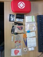 Équipement de survie en cas de tremblement de terre, sac de traumatologie, trousse de premiers soins améliorée, kit de survie SOS d'urgence pour le camping et la randonnée