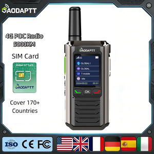 Walkie Talkies GaodaPTT K11 con Carga Tipo-C, Emparejamiento Fácil, 4G, Resistentes al Agua IP45, Largo Alcance, Portátiles, con Tarjeta SIM 4G - Product Image 1