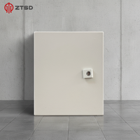 Boîtier de distribution métallique mural, indice de protection IP65, en acier, pour panneau de commande électrique