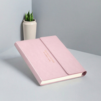 Wenshun Cadeau de luxe Logo personnalisé Couverture en cuir PU Reliure thermique 224 feuilles Agenda A5 Organisateur de carnet Boîte
