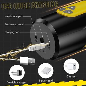Masturbador Automático com Sucção, Máquina de Sexo com Vagina Real, Brinquedo Sexual para Homens com Vibração - Product Image 6