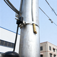 Collier de serrage antidérapant en alliage d'aluminium pour câble à fibres optiques ADSS OPGW, embout de terminaison pour câble aérien