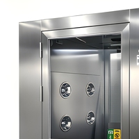 Cabine de douche à air en acier inoxydable avec système d'interverrouillage pour l'industrie pharmaceutique