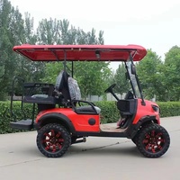 KEYU voiturettes de golf chinoises de voiture de club de luxe bon marché voiturette de golf électrique chariot de poussée de golf de batterie au lithium de 2 places