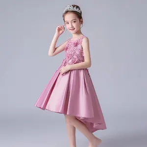 Vestidos para meninas bebê modernos, venda quente, moda feminina, vestido de festa para casamento