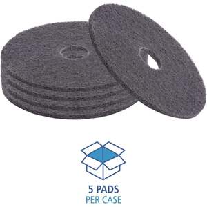 แผ่นขัดพื้น Boardwalk BWK4019HIP ประสิทธิภาพสูง ขนาด 19 นิ้ว สีเทาดำ บรรจุ 5 แผ่น/กล่อง สำหรับทำความสะอาดเชิงพาณิชย์ - Product Image 6