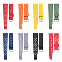 Bracelet en caoutchouc Fkm de haute qualité 20mm 22mm pas cher hommes femmes bracelet de montre universel meilleur bracelet de montre pour apple rolex