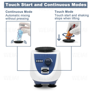 Agitatore Vortex Digitale Mini IKEME 3000rpm per Smalto, Microplacche, Tubi, Miscelazione, Preparazione Campioni PCR, ELISA, Immunoassay - Mixer Vortex da Laboratorio - Product Image 3