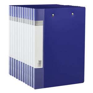 Deli 5364 <b>Folder</b> Double <b>Document</b> Organizer Blue Plastic Office Supplies 15Mm Thickness 150 Sheets Capacity - Product Image 2