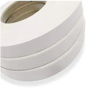 Cạnh dải tùy chỉnh màu trắng PVC cạnh dải băng Hội Đồng Quản trị edgeband cho đồ nội thất phụ kiện