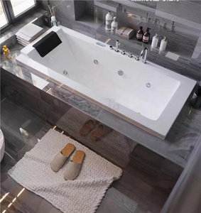 Bain à remous intégré Baiyao, <span class=keywords><strong>prix</strong></span> d'usine, jacuzzi LED, <span class=keywords><strong>spa</strong></span> à jets, approuvé CE, acrylique, bain de massage à immersion - Product Image 5