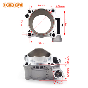 Pièces de <span class=keywords><strong>moteur</strong></span> de moto OTOM <span class=keywords><strong>CRF</strong></span> <span class=keywords><strong>450</strong></span> CRF450R Dirt Bike 96mm bloc-cylindres pour HONDA CRF450R 04-08 - Product Image 2