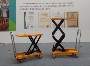 Plataforma hidráulica Manual portátil, mesa elevadora de tijera pequeña - Product Image 5