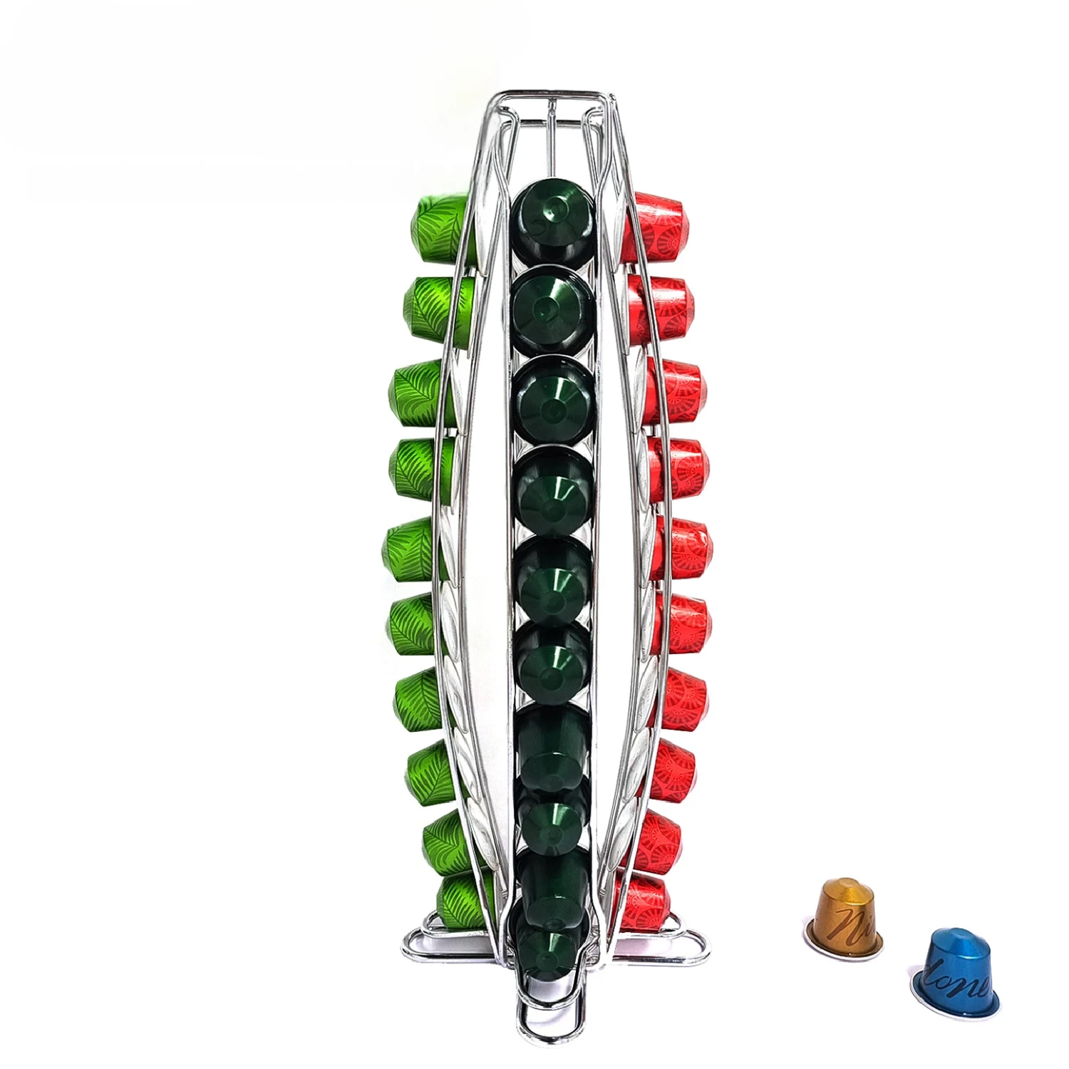 Cp031nespresso 40-piece coffee rack silver