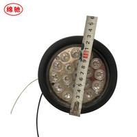 24V Round Truck Lights Truck LED Work Lights Intense Luminosité 4 Inch Tail Lights