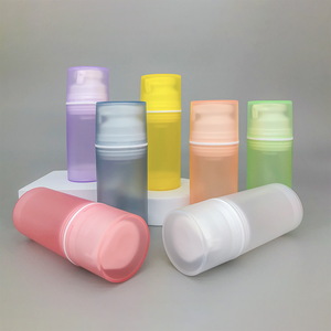 Serum Bottle 35ml 50ml 75ml 100ml 150ml Colorful Empty PP Plastic Cosmetic Packaging Container Serum Lotion Airless Pump Bottle