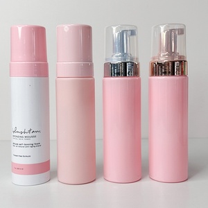 In Stock White Black Pink 100 150 200Foaming Hand Liquid Soap Dispenser Facial Clean Mousse Refillable Foam <b>Pump</b> <b>Bottle</b> - Product Image 3