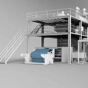 अल-ओलोंग पीपी स्पूनबॉन्ड गैर-बुने कपड़े बनाने वाली मशीन कपड़े चिकित्सा, स्वच्छता, बैग, पैकिंग गैर बुना मशीन - Product Image 1