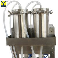 Machine de remplissage sous vide pneumatique semi-automatique de qualité YT-2 manuelle pour bouteilles en PET en verre d'eau de parfum de liqueur de vin