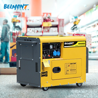 220V 380V 110V 5KVA 15KVA 4.5KW 4.6KW 5KW 5.5KW 6KW 6.5KW Tragbares Schweißen Silent Power Diesel Generator zu verkaufen