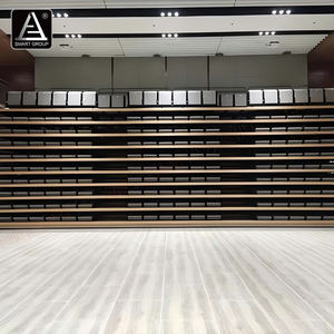 Gradins télescopiques montés à l'arrière pour terrain de <span class=keywords><strong>basket</strong></span> intérieur Sièges en tribune Gradins de gymnastique Sièges de gradins rétractables pour stade - Product Image 4