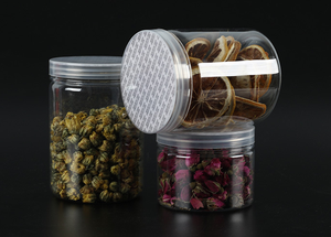 Contenedor Grande de Plástico para Empacar Alimentos, Frascos de PET a Prueba de Humedad para Dulces y Galletas, Botella de Plástico con Tapa de Plástico o Aluminio - Product Image 6