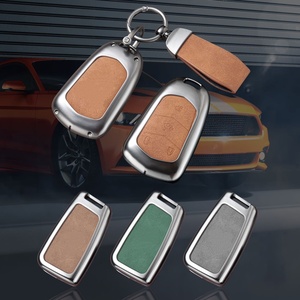 Porte-clés de voiture en cuir YLB avec anneau en alliage de zinc, cadeau promotionnel pour les événements marketing automobiles pour BMW Toyota - Product Image 3