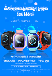 นาฬิกาอัจฉริยะสำหรับเด็กกันน้ำสำหรับเด็กนาฬิกาอัจฉริยะ DF56หน้าจอ1.4นิ้ว4G สำหรับเด็กมี GPS Wi-Fi IP67 - Product Image 2