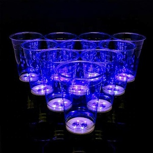 Kit de ping-Pong à bière avec lumière dans la nuit, pour fête, avec dessous de verre à LED, lot de 12 pièces - Product Image 4