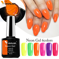 Venalisa — vernis à ongles Gel néon UV Semi-Permanent, effet fluorescent, émail acrylique, 7.5ML, fournitures d'ongles, nouveauté
