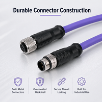 Cable Ethernet Industrial para Exteriores, Personalizado M12 M16 para M20, Carcasa de Cerámica, Impermeable, 48V IP68, 5P 8P8C, para Bicicletas Eléctricas